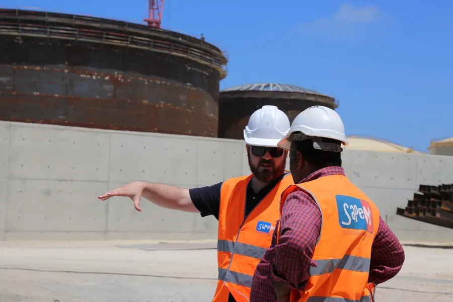 Encadrement SAPEM sur chantier industriel
